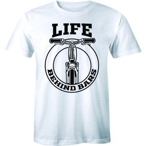 Life Behind Bars Mountain Bike Cycle Mens T-shirt